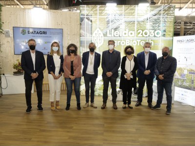 La presentació s'ha fet a l'estand de l'Ajuntament de Lleida a la Fira de Sant Miquel.