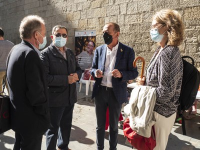 La Fundació "la Caixa", Creu Roja i l'Ajuntament de Lleida, en el marc del programa Sempre Acompanyats, presenten la campanya de sensibilització "Tru….