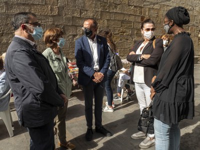 Lleida inicia l'acció 'Truca  a la Porta' per conscienciar i detectar situacions de soledat en persones grans.