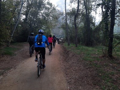 El Parc de la Mitjana ha estat el punt de partida de la ruta.