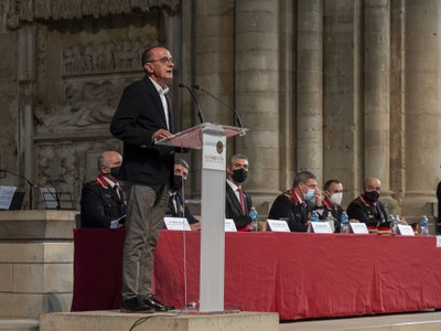 El paer en cap destaca l’eficiència i eficàcia de la tasca policial a Lleida i elogia el treball que els diferents cossos de seguretat fan pel bé com….