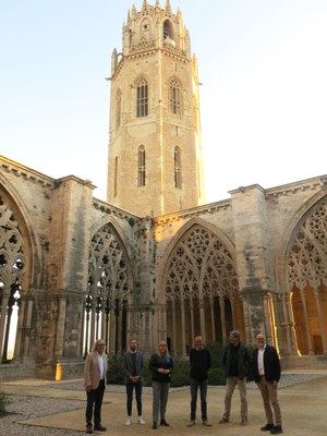 La consellera també ha volgut visitar la Seu Vella.