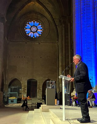 Joan Ramon González, president de l'Associació Amics de la Seu Vella.