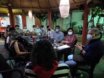 Reunió amb els representants del municipi de Lérida-Tolima.