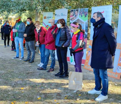 La regidora de Salut, Montse Pifarré, ha adreçat un missatge als participants.