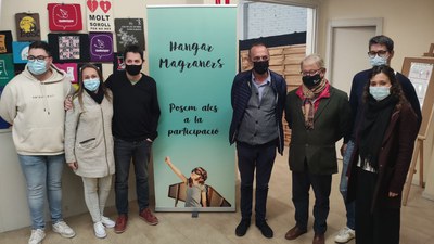 L'alcalde també ha mantingut una trobada amb l'associació l'Hangar.