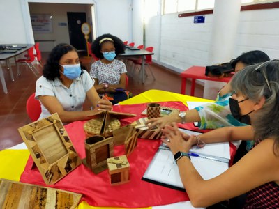 Una de les reunions de Castro durant la seva visita a Colòmbia.