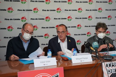 La presentació de les tres fires ha tingut lloc aquest matí al Palau de Vidre.