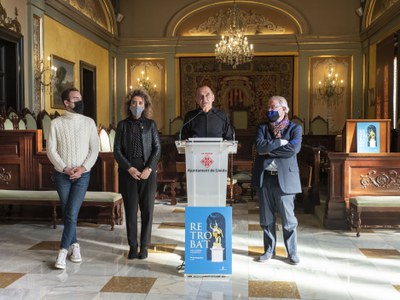 Un moment de la intervenció del paer en cap.