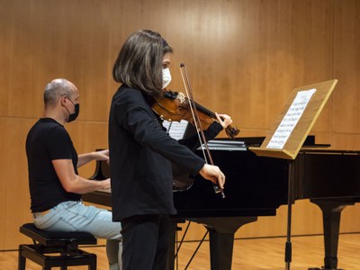 Alumnes de diferents nivells i instruments del Conservatori han ofert el Concert de Santa Cecília.