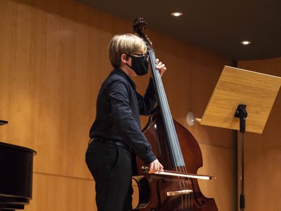 Alumnes de diferents nivells i instruments del Conservatori han ofert el Concert de Santa Cecília..