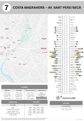 Itinerari de la línia L-7.