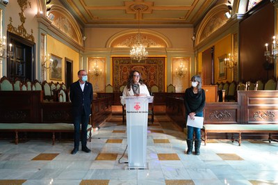 Un moment de la intervenció de la consellera.