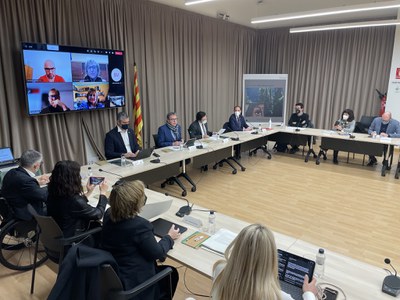 La reunió ha tingut lloc avui a la Diputació de Lleida.