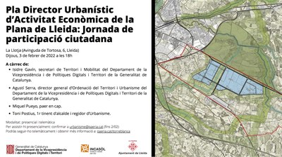 La jornada tindrà lloc aquest dijous, a La Llotja de Lleida..