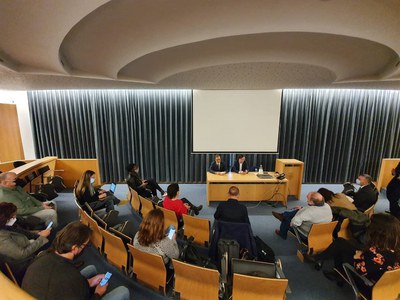 Les sessions de treball d'avui han tingut lloc a la Universitat de Porto i a la Cambra Municipal de la ciutat.
