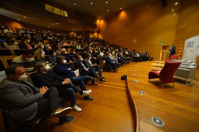 Presentació a Lleida de les línies estratègiques en Drets Socials dels fons Next Generation. L’auditori del Centre de Cultures i Cooperació Transfron….