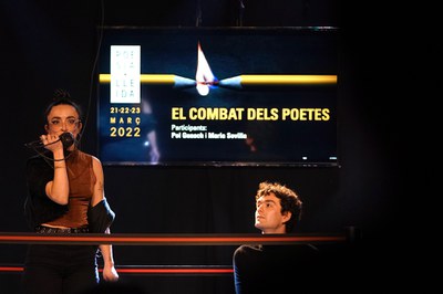 El combat dels poetes, del Festival de Poesia Lleida 2022.