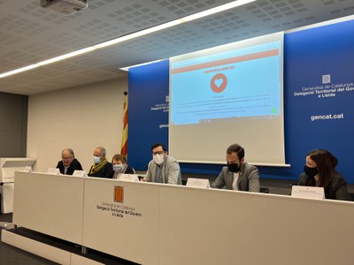 El tinent d'alcalde Paco Cerdà i el regidor Ignasi Amor han assistit a la presentació de la Cursa Balàfia- Aremi..