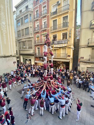 Els Castellers han aixecat un 3d7, un 4d7 i un 4d6a en les tres rondes.