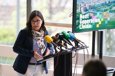 La segona tinent d'alcalde, Jordina Freixanet, ha detallat les convocatòries de fons Next Generation.