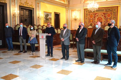 La presentació del 50 aniversari del llibre agrari ha tingut lloc al Saló de Sessions de la Paeria..