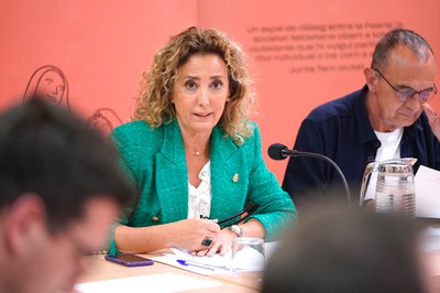 Intervenció de la regidora de Participació, Marta Gispert.