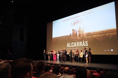 L’acte de presentació a la Llotja de la pel·lícula 'Alcarràs' ha estat organitzat per la Diputació i l’Ajuntament de Lleida.