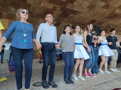 Lliurament de Premis al concurs de colles sardanistes de Lleida.