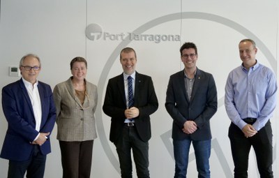 La Paeria i el Port de Tarragona treballaran plegats per impulsar l'estació de mercaderies del polígon de Torreblanca com a port sec.