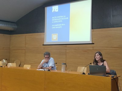Darrera sessió del cicle de conferències a l’entorn de la segregació escolar a Lleida.