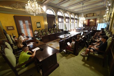 L'Audiència del Plenari dels infants i adolescents s'ha fet al Saló de Sessions de la Paeria, com també es va fer l'acte de la seva constitució.