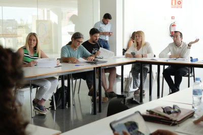 La reunió s'ha celebrat al Centre Cívic del Centre Històric..