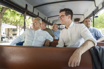 L'alcalde accidental, Toni Postius, i el president de Turisme de Lleida han fet balanç turístic del primer semestre de l'any.