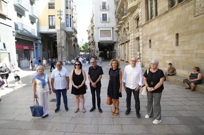 Armengol, Llaràs, Caballol, Pueyo, Gispert, Rutllant i Valls, a l'estrena del mercadet.