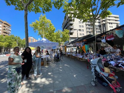 Espai habilitat per la Comunitat Urbana de Lleida al passeig de Ronda.
