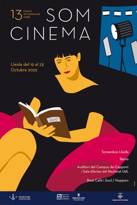 El cartell de la 13 edició de Som Cinema, obra de Josep Maria Cazares..