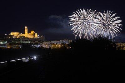 La plasticitat dels focs en la nit de Lleida, el darrer acte de les Festes.