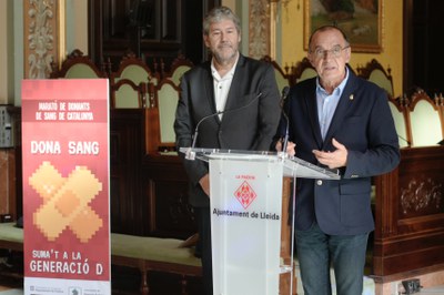 L'alcalde Pueyo ha animat la ciutadania a participar en la Marató de donació de sang a Lleida els dies 9 i 10 de novembre.
