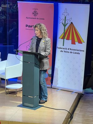 La regidora Marta Gispert ha inaugurat la jornada de l'Escola de Participació Ciutadana.