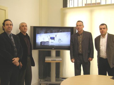 L'acte de donació ha tingut lloc a la sala Humbert Torres de l'IMAC..