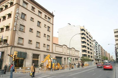 Els treballs han començat a l'altura de la plaça Ramon Berenguer IV..