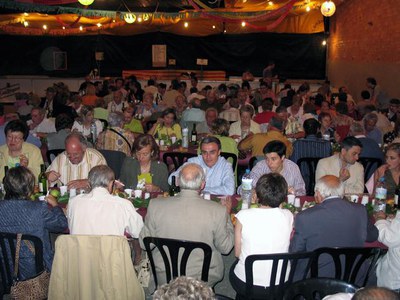 El gran sopar de germanor ha estat un dels punts forts de la Festa.