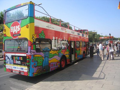 Vista del Bus Turístic.