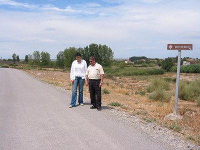 El camí té gairebé un quilòmetre de longitud.