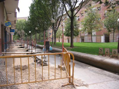 Les obres, que s'inclouen dins el Pla del Barri de la Mariola, ja han començat..