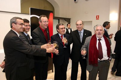 Brindis per l'èxit de la Capitalitat.