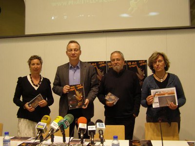 Xavier Sàez, Joan Andreu Vallvé, Julieta Agustí i Carme Pallàs han presentat la 18a edició de la fira..