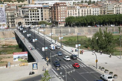 El Pont Vell compta a partir d'ara amb més espai per als vianants..