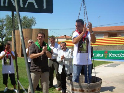 Els guanyadors s'han dut el seu pes en litres de vi.